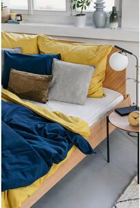 Pamučna posteljina senf žute boje za bračni krevet Bonami Selection, 200 x 220 cm