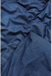 Tamnoplava pamučna posteljina za bračni krevet Bonami Selection, 200 x 200 cm