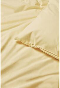 Vanilija žuta pamučna posteljina za bračni krevet Bonami Selection, 200 x 200 cm