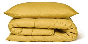 Pamučna posteljina senf žute boje za bračni krevet Bonami Selection, 200 x 220 cm