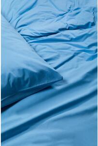 Azurna pamučna posteljina za bračni krevet Bonami Selection, 200 x 220 cm