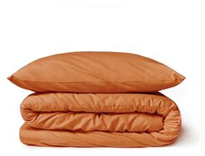 Terakota narančasta posteljina za bračni krevet od stonewashed pamuka Bonami Selection, 160 x 220 cm