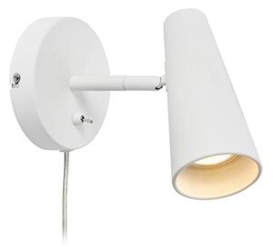 Bijela zidna svjetiljka Markslöjd Crest, visina 17 cm