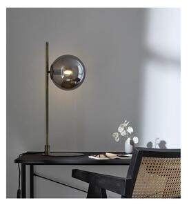 Crna stolna lampa Markslöjd Dione, visina 62,5 cm