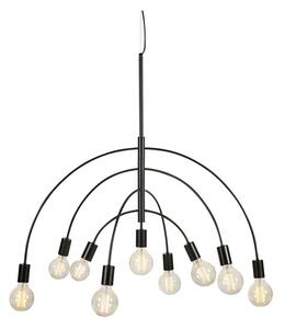 Crna viseća stropna svjetiljka Markslöjd Lavello, širina 94,5 cm