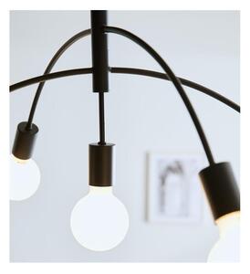 Crna stropna svjetiljka Markslöjd Crux, širine 107 cm