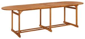 VidaXL Vrtni blagovaonski stol 280 x 90 x 75 cm masivno bagremovo drvo