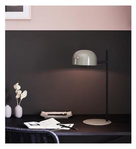 Siva stolna lampa Markslöjd Pose, visina 48 cm