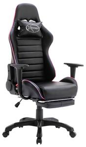 VidaXL Igraća stolica s osloncem za noge i LED svjetlima umjetna koža