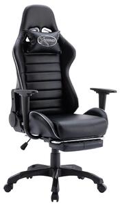 VidaXL Igraća stolica s osloncem za noge i LED svjetlima umjetna koža