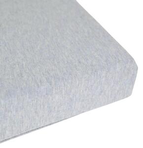 Donja plahta Jersey Melange New - Svijetlo plava - 90x200 cm