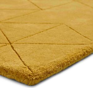 Senf žuti tepih od vune Think Rugs Kasbah, 120 x 170 cm