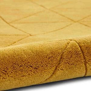 Senf žuti tepih od vune Think Rugs Kasbah, 150 x 230 cm