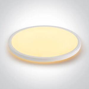 BIJELA LED PLAFONJERA S POZADINSKIM OSVJETLJENJEM 45W+5W CCT IP20 230V DM62002D/W/V