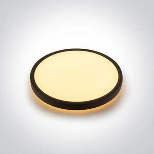 CRNA LED PLAFONJERA S POZADINSKIM OSVJETLJENJEM 38W+4W CCT IP20 230V DM62002C/B/V