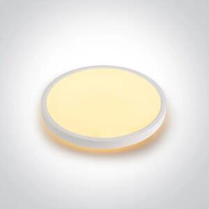 BIJELA LED PLAFONJERA S POZADINSKIM OSVJETLJENJEM 38W+4W CCT IP20 230V DM62002C/W/V