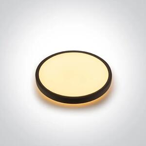 CRNA LED PLAFONJERA S POZADINSKIM OSVJETLJENJEM 30W+3W CCT IP20 230V DM62002B/B/V