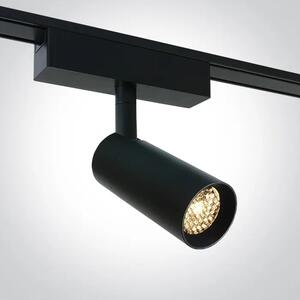 CRNI LED REFLEKTOR ZA FLAT MAGNETNE ŠINE 7W 48V CCT IP20 HONEYCOMB DM43118F/B/V