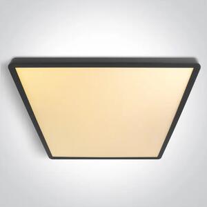 TANKA ČETVRTASTA CRNA LED PLAFONJERA 40W CCT UGR19 230V DM62020LU/B/V