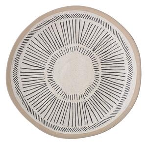 Crno-bijeli keramički tanjur Bloomingville Eliana, ø 26 cm