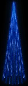 Božićno drvce na stijegu 1134 LED žarulje plave 800 cm