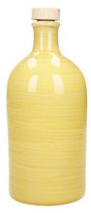 Žuta keramička boca za ulje Brandani Maiolica, 500 ml