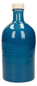 Plava keramička boca za ulje Brandani Maiolica, 500 ml