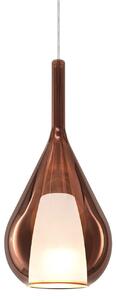 IDEAL LUX Viseća svjetiljka Ideal Lux Kalique 3, bakrene boje, Ø 18 cm, prigušiva, Bakar, Dnevni boravak/blagovaonica, Plastika
