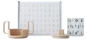 Bež dječja šalica Design Letters Grow With Your Cup