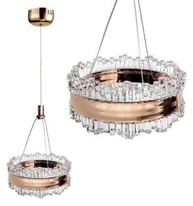 Viseća Kristalna Lampa LED LHJ099-CP GOLD