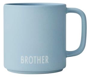 Plava porculanska šalica 175 ml Brother – Design Letters
