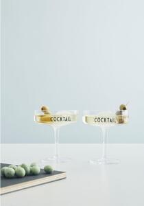 Set od 2 koktel čaše Design Letters Cocktail