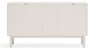 Krem bijela komoda Teulat Corvo, 76 x 140 cm