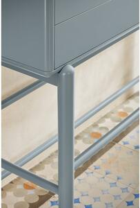 Plavi/sivi pomoćni stol 35x120 cm Corvo – Teulat