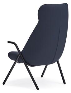 Tamnoplava fotelja Teulat Dins, visina 114 cm
