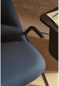 Tamnoplava fotelja Teulat Dins, visina 114 cm
