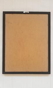 Set od 3 slike u crnim okvirima Vavien Artwork Leaves III., 35 x 45 cm