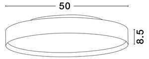 ROI PLAFONJERA/ZIDNA LAMPA LED /2700-3000K/48W/3724Lm/BRUSHED GOLD NL9030536