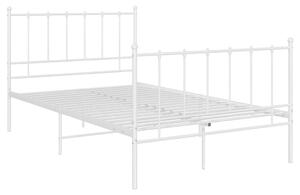 VidaXL Okvir za krevet bijeli metalni 120 x 200 cm