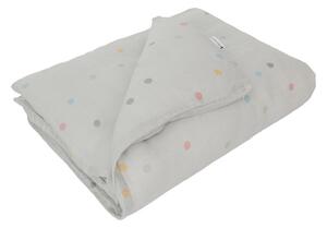 Saiva posteljina za bebe od muslina Kindsgut Dots, 100 x 135 cm