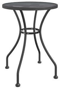 VidaXL Vrtni stol od ekspandirane metalne mreže Ø 60 x 72 cm antracit