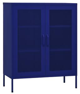 VidaXL Ormarić za pohranu modri 80 x 35 x 101,5 cm čelični