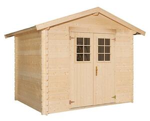 Kiehnholz Vrtna kućica Kopenhagen 1 (Vanjska dimenzija uklj. krovni prevjes (Š x D): 310 x 213 cm, Drvo, Natur)