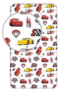 Pamučna dječja plahta s gumom 90x200 cm Cars "McQueen" – Jerry Fabrics