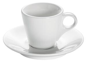 Bijela porculanska šalica s tanjurićem Maxwell & Williams Basic Espresso, 70 ml