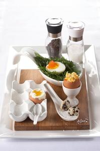 Stalak za jaja od bijelog porculana Maxwell & Williams Basic