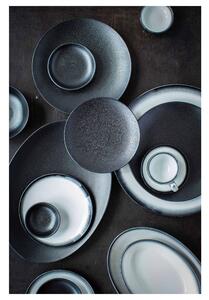 Bijelo-crna keramička zdjela Maxwell & Williams Caviar, ø 15,5 cm