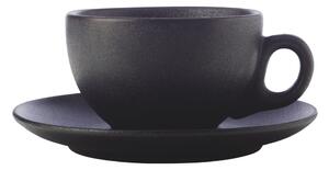 Crna keramička šalica za cappuccino 250 ml Caviar – Maxwell & Williams
