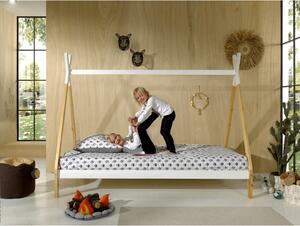 Bijeli dječji krevet Vipack Tipi, 90 x 200 cm