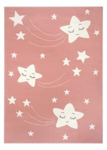 Dječji ružičasti tepih Hanse Home Adventures Stardust, 80 x 150 cm